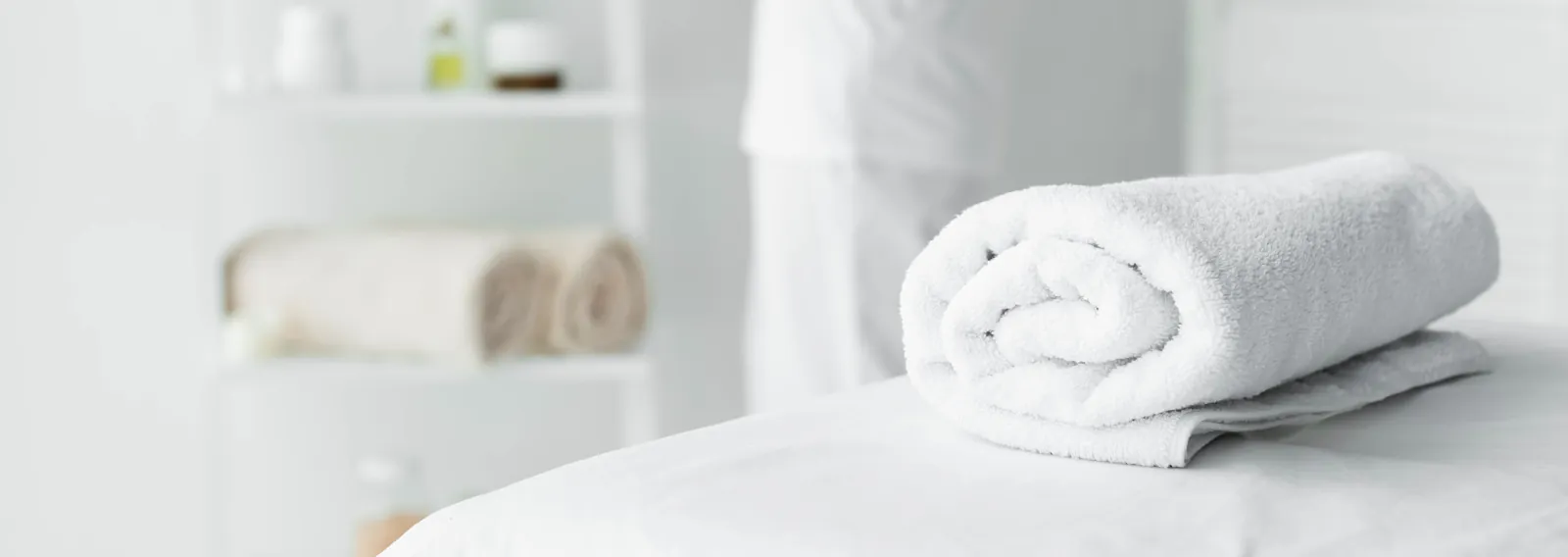 Soft folded towels